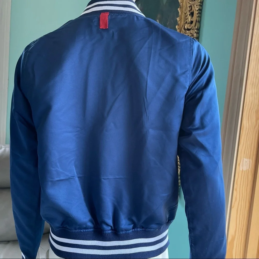 Del Toro, New, Men, Satin Bomber Reversible Jacket